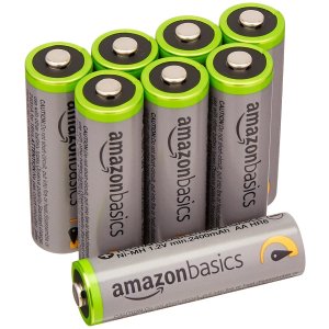 AmazonBasics AA 高品质充电电池，8节