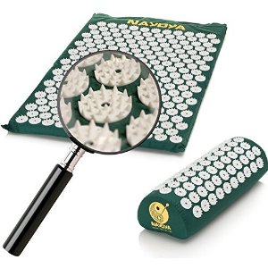 Nayoya Back and Neck Pain Relief - Acupressure Mat and Pillow Set