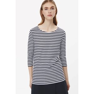 COS Striped cotton t-shirt