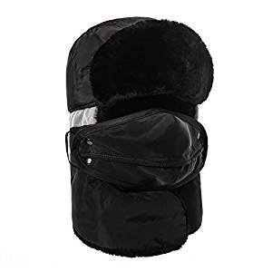 Mysuntown 2016 New Style Unisex Winter Trapper Trooper Hat with Windproof Mask