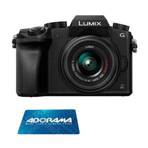 松下 Lumix DMC-G7 微单机身 + 14-42mm镜头 + $50 礼卡