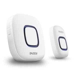 Intey Wireless Doorbell Home House Cordless Portable Kit Push Button and Receiver