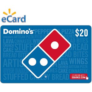 Domino's 多米诺披萨 $20 电子礼卡