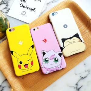 Popular Game Pokemon Series Cute Pikachu Shell Case Cover For iPhone 6 6S Plus