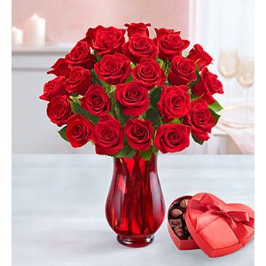 1-800-Flowers.com 在线预订情人节的鲜花优惠