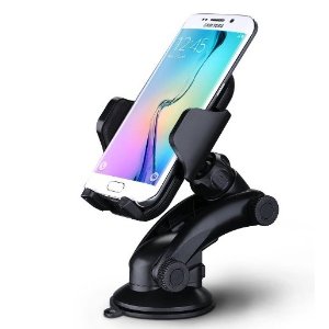 Mpow Car Mount Holder, Universal Car Windshield / Dashboard Phone Mount Holder for iPhone, Samsung, etc