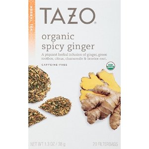 Tazo Filter Bag Tea, Spicy Ginger, 120 Count