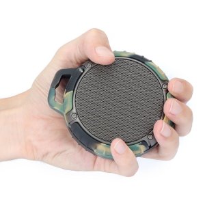 1byone Outdoor / Shower Portable Bluetooth 4.0 Speaker with Enhanced Bass, IPX6 Waterproof & Built-in Mic