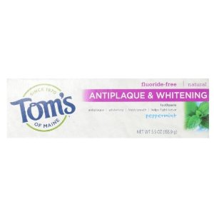 Tom's of Maine 预防牙菌斑无氟美白牙膏 (2管装)