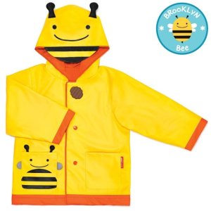 SkipHop 动物园系列儿童雨衣小蜜蜂款