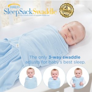 Halo Swaddlesure  可调节全棉婴儿安全包巾-多色可选