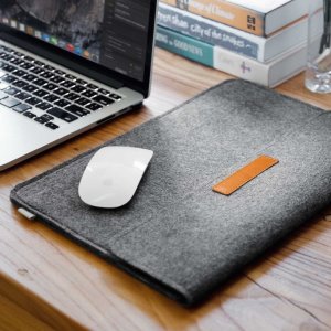 Inateck Macbook / iPad Pro Sleeve Case Bag w/ Felt Mouse Bag
