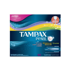 Tampax Pearl Plastic Tampons 丹碧丝珍珠系列