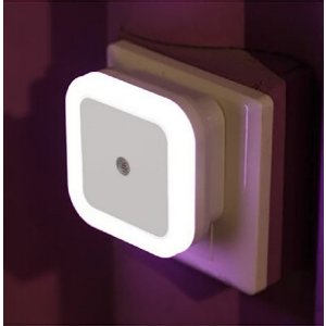 TedGem 插座式自动感应LED小夜灯4个装