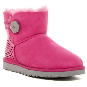 UGG Australia Mini Bailey Button Geo Perforated UGGpure(TM) Lined Boot @ Nordstrom Rack