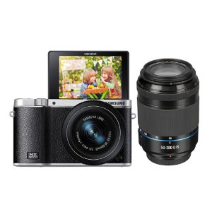 Samsung NX3000 Mirrorless Digital Camera with 20-50mm and 50-200mm 2-Lens Kit
