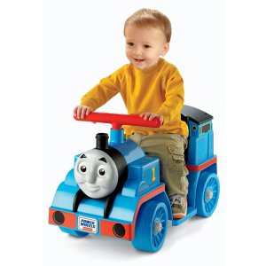 史低价！费雪托马斯小火车电动骑行玩具