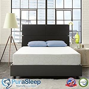 PuraSleep SynerGel Luxury Cool Comfort Memory Foam Mattress