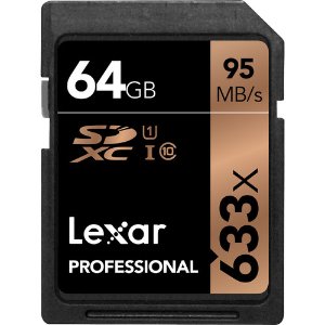 Lexar Professional 64GB SDXC UHS-I U1 SD存储卡
