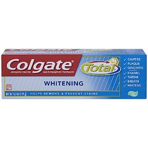 Colgate 强效美白牙膏， 4.2盎司，6个装
