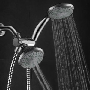 Aquadance by HotelSpa® 24-Setting Slimline Design Ultra-Luxury 3 Way Shower-Head/Handheld Shower Combo