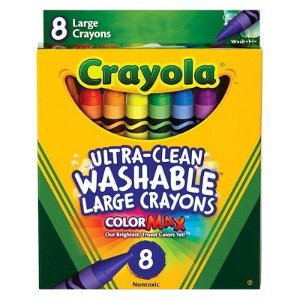Crayola 8ct UltraClean Washable Large Crayons