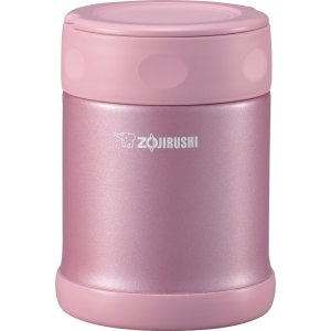 Zojirushi SW-EAE35PS Stainless Steel Food Jar, 12-Ounce/0.35-Liter, Shiny Pink