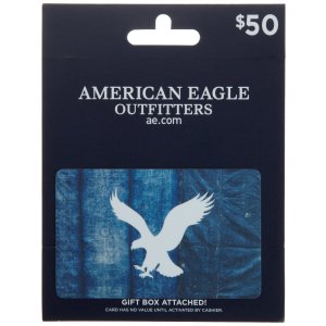 价值$50的American Eagle Outfitters 礼卡