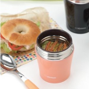 Zojirushi SW-GA36-DC Stainless Steel Food Jar, Coral Orange