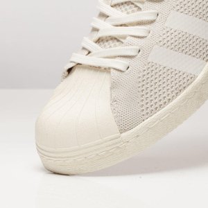 阿迪达斯 Adidas Superstar 80s Primeknit “Chalk” 男士复古运动鞋