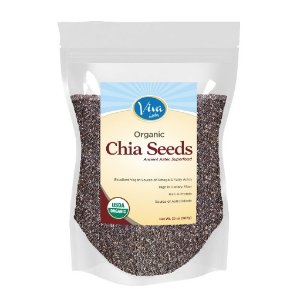 Viva Labs Organic Chia Seeds Bag, 2 Pound