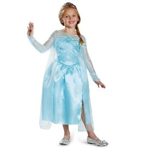 万圣节完美服饰！Disguise 迪士尼冰雪皇后Elsa女童经典裙子