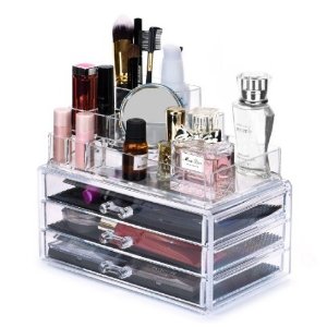 Sodynee® Acrylic Makeup organizer Cosmetic organizer Jewelry and Cosmetic Storage Display Boxes