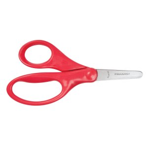 Fiskars 5 Inch Blunt Tip Kid Scissors, Red