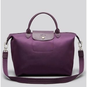 Longchamp Le Pliage Neo 紫色饺子包热卖