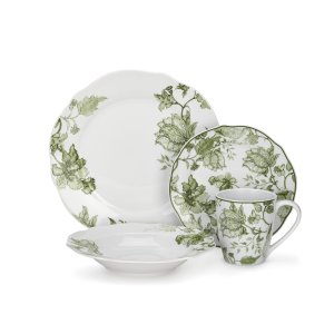 Cuisinart Loiret Collection 16-Piece Porcelain Dinnerware Set