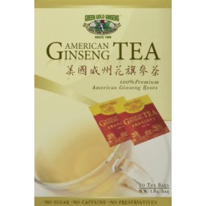 闪购！American Ginseng Tea 美国威州花旗参茶20包