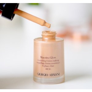 With Over $75 Maestro Glow Nourishing Fusion Makeup Purchase