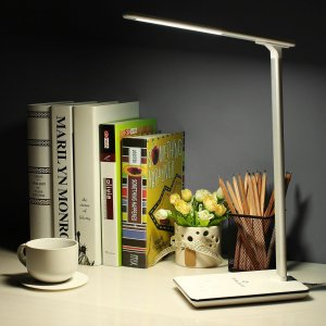 BYB Dimmable LED Desk Lamp Eye-caring Table Lamp