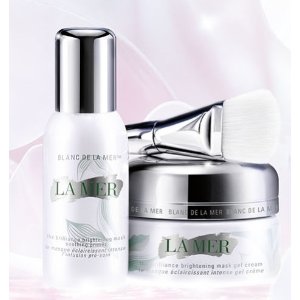+2 samples with THE BRILLIANCE BRIGHTENING MASK @ La Mer