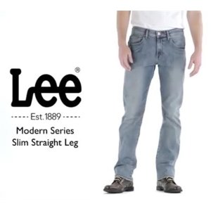 Lee Modern Series 男士修身直筒牛仔裤