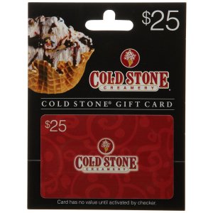 $25 Cold Stone Creamery Gift Card