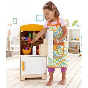 Hape - Playfully Delicious - Gourmet Fridge Wooden Play Kitchen Set