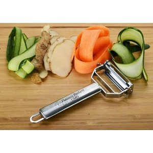Ultra Sharp Professional Quality #1 Dual Peeler today Julienne & Vegetable Peeler FDA approved stainless steel.