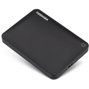 Toshiba 3TB Canvio Connect II Portable Hard Drive, Black