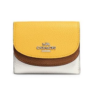COACH Small Double Flap Leather Wallet @ Lord & Taylor