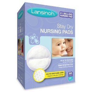 Lansinoh Stay Dry Disposable Nursing Pads, 60 Count Boxes (Pack of 4)