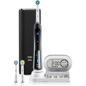 Oral-B 7000 SmartSeries with Bluetooth Power Rechargeable Electric Toothbrush, Black