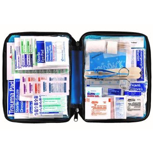 First Aid Only All-purpose First Aid Kit, Soft Case with Zipper, 299-Piece Kit, Large, Blue