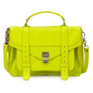 Proenza Schouler PS1 Medium Satchel Bag, Yellow